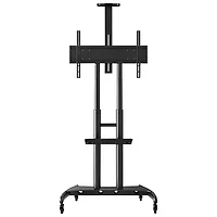 Luxor 80" Adjustable-Height TV Stand + Mount (FP4000) - Black