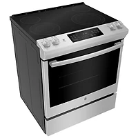 Cuisinière électrique encastrable lisse convection autonet. 30 po Profile de GE (JCS830SMSS) - Inox