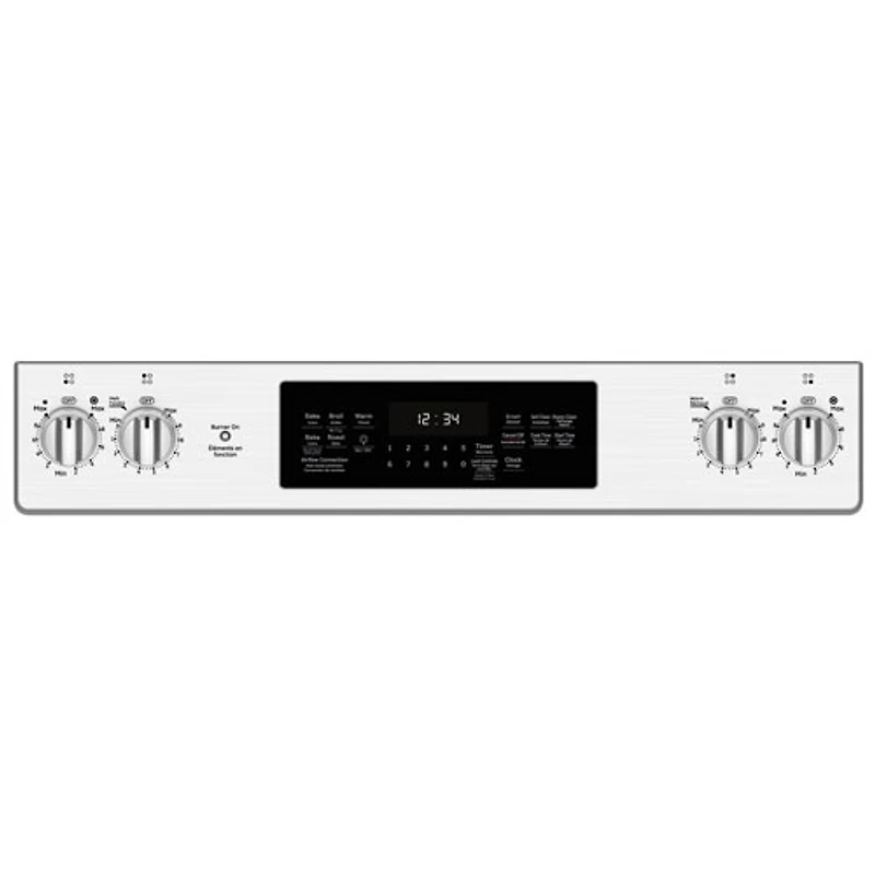 Cuisinière électrique encastrable lisse convection autonet. 30 po Profile de GE (JCS830SMSS) - Inox