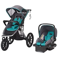 Evenflo Victory Plus Jogging Stroller with LiteMax Infant Car Seat - Malibu