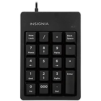 Insignia Ergonomic Wired Numeric Keypad - Only at Best Buy