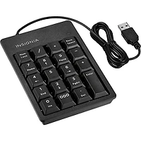 Insignia Ergonomic Wired Numeric Keypad - Only at Best Buy