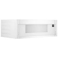 Four à micro-ondes à hotte intégrée de Whirlpool - 1,1 pi³ - Blanc