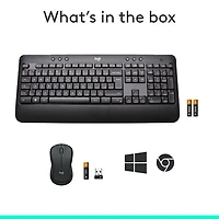 Logitech MK540 Wireless Optical Keyboard & Mouse Combo - French