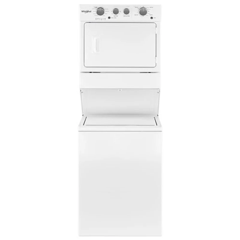 Whirlpool 4 Cu. Ft. Gas Washer & 5.9 Cu. Ft. Dryer Laundry Centre (WGT4027HW) - White