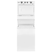 Whirlpool 4 Cu. Ft. Gas Washer & 5.9 Cu. Ft. Dryer Laundry Centre (WGT4027HW) - White