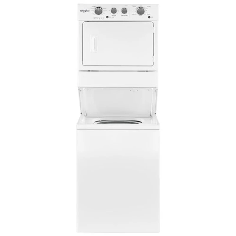 Whirlpool 4 Cu. Ft. Gas Washer & 5.9 Cu. Ft. Dryer Laundry Centre (WGT4027HW) - White