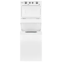 Whirlpool 4 Cu. Ft. Gas Washer & 5.9 Cu. Ft. Dryer Laundry Centre (WGT4027HW) - White