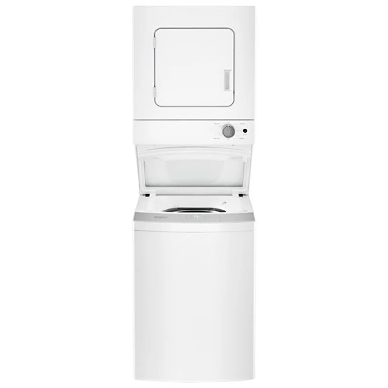Duo laveuse électrique de 1,9 pi³ et sécheuse de 3,4 pi³ de Whirlpool (YWET4024HW) - Blanc