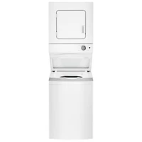Duo laveuse électrique de 1,9 pi³ et sécheuse de 3,4 pi³ de Whirlpool (YWET4024HW) - Blanc