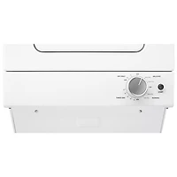 Duo laveuse électrique de 1,9 pi³ et sécheuse de 3,4 pi³ de Whirlpool (YWET4024HW) - Blanc