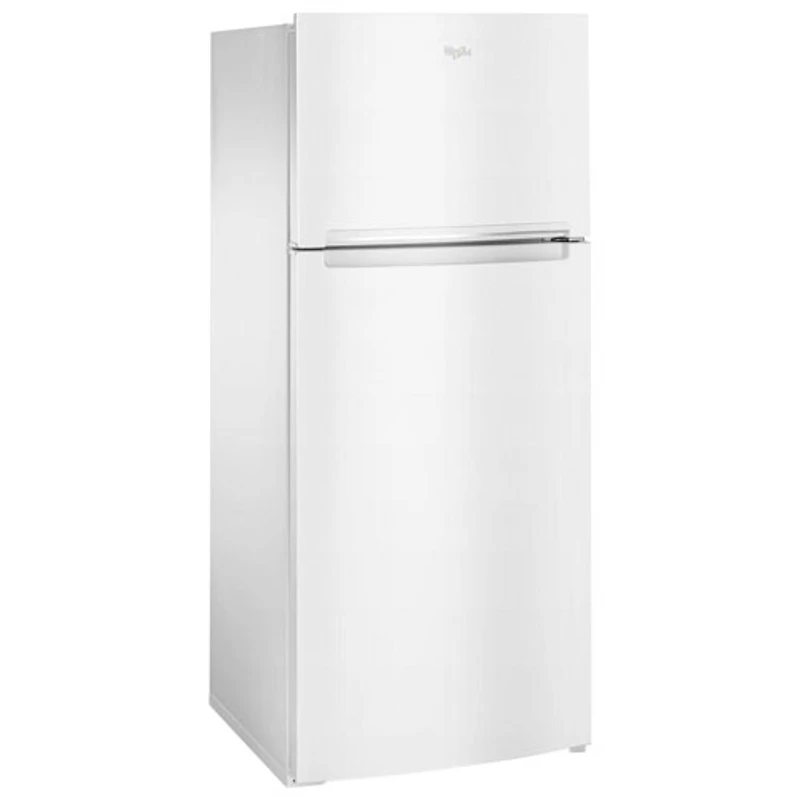 Réfrigérateur à congélateur supérieur 17,6 pi³ 28 po/éclairage DEL de Whirlpool (WRT518SZFW) - Blanc
