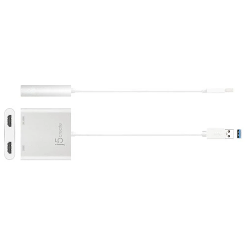J5 USB 3.0 to Dual 4K HDMI Multi-Monitor Adapter (JUA365)