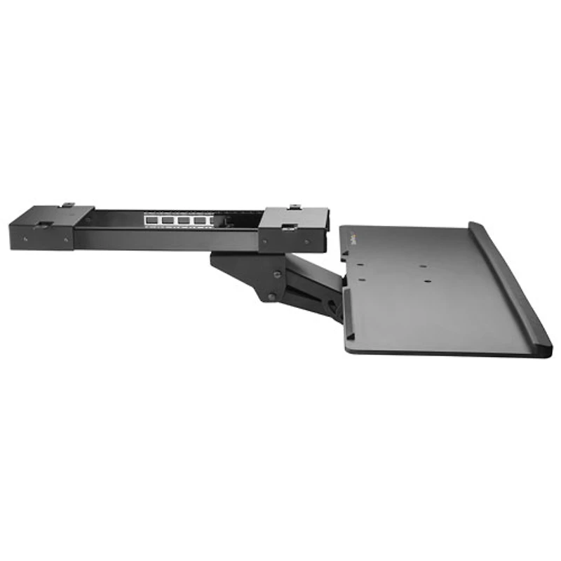 Plateau de clavier ajustable pour dessous de bureau de 26,4 po (largeur) de StarTech - Noir