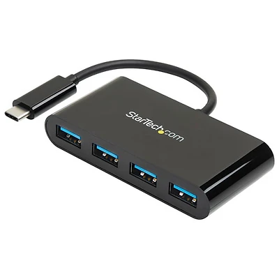 Concentrateur à 4 ports USB-C/USB-A de StarTech (HB30C4AB)