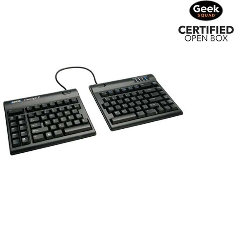 Boîte ouverte - Clavier d'ordinateur Freestyle2 de Kinesis (Kb800Pb-Us)