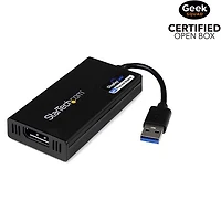 Boîte ouverte - Adaptateur vidéo USB 3.0 à DisplayPort 4K de Startech pour moniteur externe (USB32DP4K)