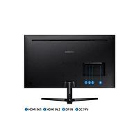 Moniteur FreeSync DEL VA Ultra HD 4K 60 Hz de 32 po de Samsung avec temps de réponse de 4 ms gris à gris (LU32J590UQNXZA) - Noir