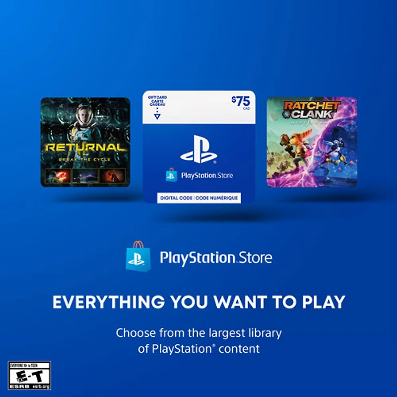 PlayStation Store $75 Gift Card - Digital Download