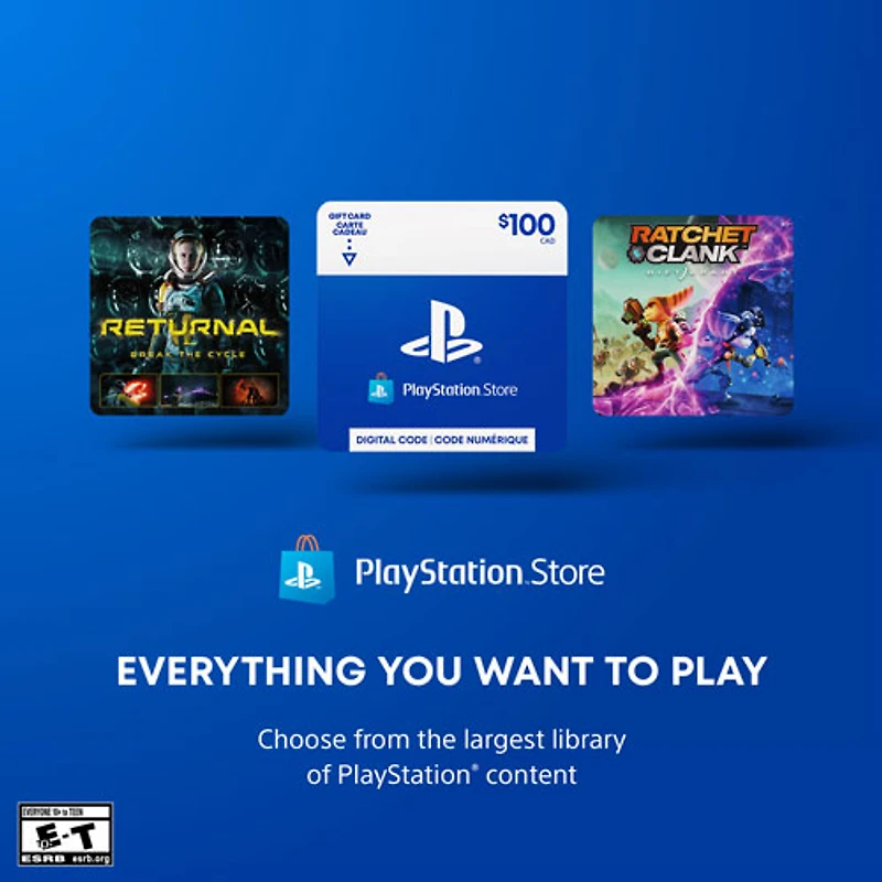 PlayStation Store $100 Gift Card - Digital Download