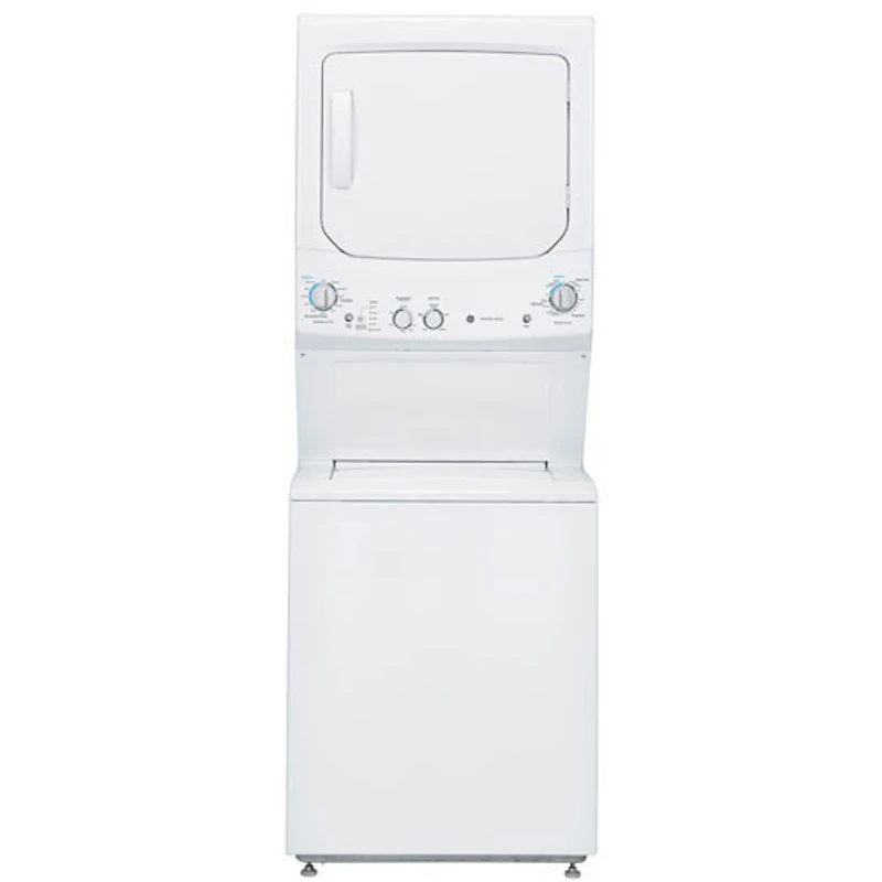 GE 5.9 Cu. Ft. Electric Washer & Dryer Laundry Centre (GUD27ESMMWW) - White -Open Box-Scratch & Dent