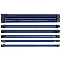 Ensemble de manchons de câble TtMod de Thermaltake ­ Noir - Bleu