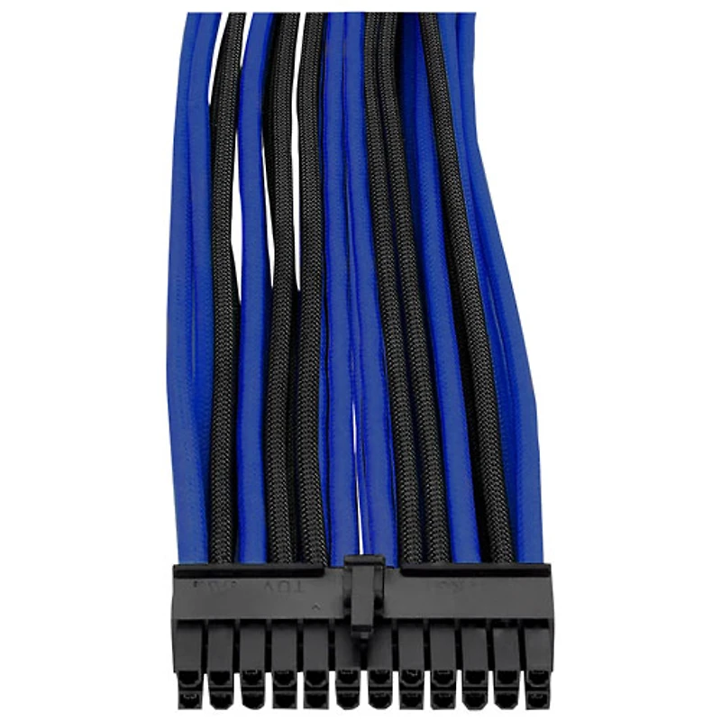 Ensemble de manchons de câble TtMod de Thermaltake ­ Noir - Bleu