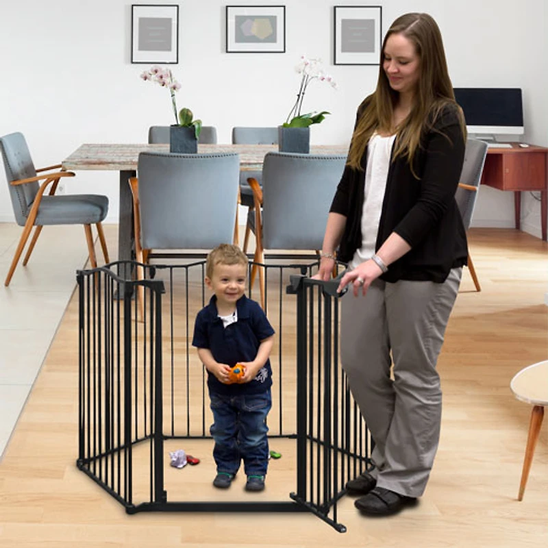 Barrière de sécurité indépendante/fixée par ferrures Superyard de Bily - Noir