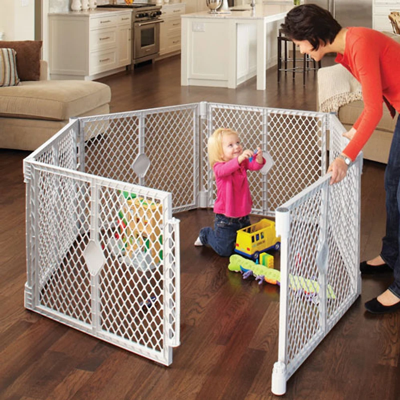 Barrière de sécurité indépendante Superyard XT de North States - Gris