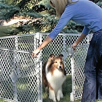 Barrière de sécurité indépendante Superyard XT de North States - Gris