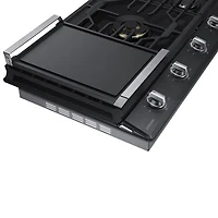 Surface de cuisson au gaz de 36 po à 5 brûleurs de Samsung (NA36N7755TG/AA) - Acier inoxydable