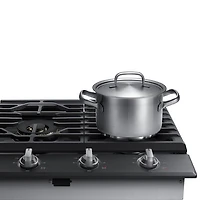 Surface de cuisson au gaz de 36 po à 5 brûleurs de Samsung (NA36N7755TG/AA) - Acier inoxydable