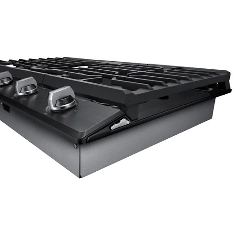Surface de cuisson au gaz de 36 po à 5 brûleurs de Samsung (NA36N7755TG/AA) - Acier inoxydable