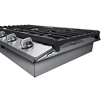 Surface de cuisson au gaz de 36 po à 5 brûleurs de Samsung (NA36N7755TS/AA) - Acier inoxydable