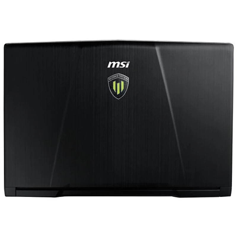 Portable de 15,6 po WE63 de MSI - Aluminium noir (Core i7-8750H d'Intel/DD 1 To/RAM 8 Go/Windows 10)