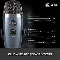 Microphone nano USB Yeti de Blue Microphones - Gris