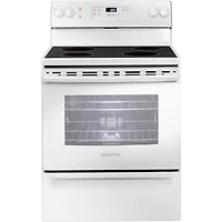 Cuisinière électrique 5 pi³ 30 po d'Insignia (NS-RNE4BMWH9-C)-Blanc sur blanc - Exclusivité Best Buy