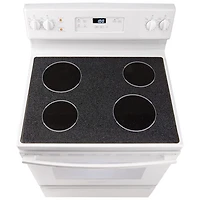 Cuisinière électrique 5 pi³ 30 po d'Insignia (NS-RNE4BMWH9-C)-Blanc sur blanc - Exclusivité Best Buy