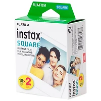 Film à développement instantané pour Instax Square de Fujifilm - 20 feuilles