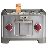 Grille-pain Gourmet de Wolf - 4 tranches - Acier inoxydable