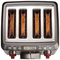 Grille-pain Gourmet de Wolf - 4 tranches - Acier inoxydable