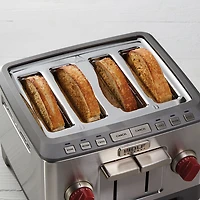 Grille-pain Gourmet de Wolf - 4 tranches - Acier inoxydable
