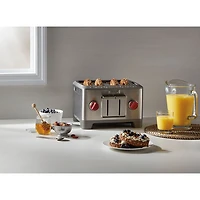 Grille-pain Gourmet de Wolf - 4 tranches - Acier inoxydable