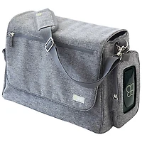 Sac à couches messager Ultra de bbluv - Gris chiné
