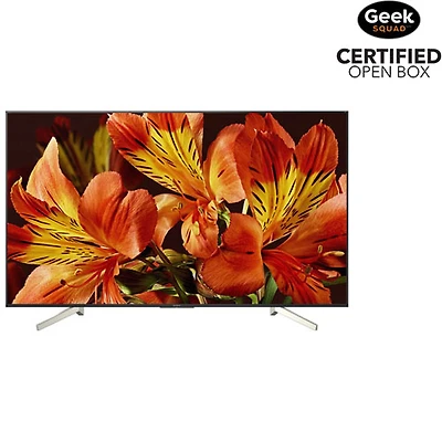 Boîte ouverte - Téléviseur intelligent Android HDR DEL UHD 4K de 65 po de Sony (XBR65X850F) - Chevron argenté