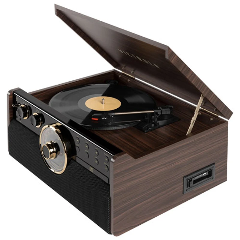 Victrola 370B 7-in-1 Nostalgic Belt Drive Turntable - Only at Best Buy