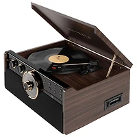 Victrola 370B 7-in-1 Nostalgic Belt Drive Turntable - Only at Best Buy