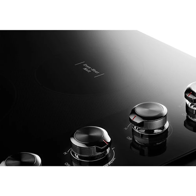 KitchenAid 30" 5-Element Electric Cooktop (KCES550HBL) - Black