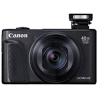 Canon PowerShot SX740 HS Wi-Fi 20.3MP 40x Optical Zoom Digital Camera - Black
