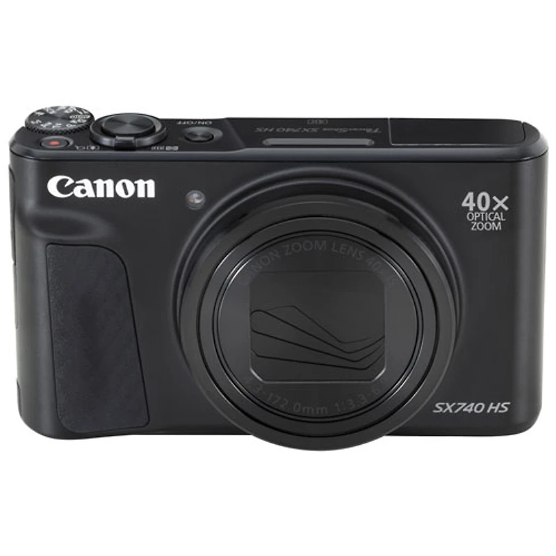 Canon PowerShot SX740 HS Wi-Fi 20.3MP 40x Optical Zoom Digital Camera - Black